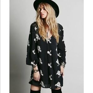 Free People Embroidered Austin Mini Dress